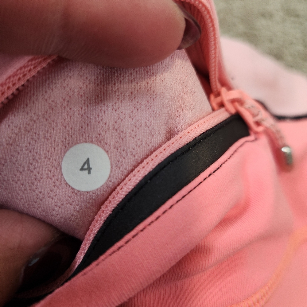 Lululemon Run Pace Tight Pop Orange / Bleached Coral Size 4 - Picture 5 of 9